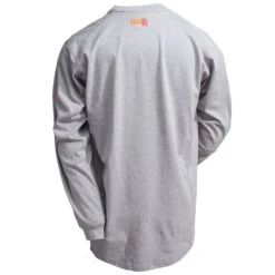 Ariat Work FR Shirts: Men's 10022329 Silver Fox Heather FR Air Crew Shirt 5 Ariat Work FR Shirts: Men's 10022329 Silver Fox Heather FR Air Crew Shirt -Work Clothes Discount Store 10022329 3