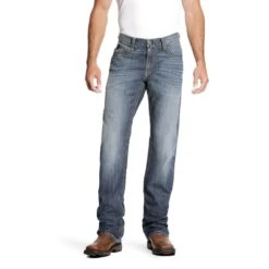 Ariat Work FR: Men's FR 10023467 Bryce M4 Low Rise Stretch DuraLight Boot Cut Jeans 9 Ariat Work FR: Men's FR 10023467 Bryce M4 Low Rise Stretch DuraLight Boot Cut Jeans -Work Clothes Discount Store 10023467 front
