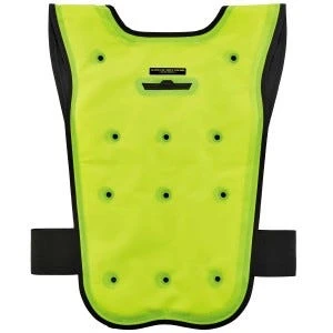 Ergodyne Vest: 6687 Lime Chill Its Economy Dry Evaporative Cooling Vest 1 Ergodyne Vest: 6687 Lime Chill Its Economy Dry Evaporative Cooling Vest