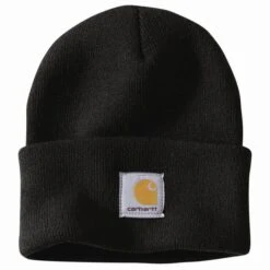 Carhartt A18 BLK Black Acrylic Watch Cap