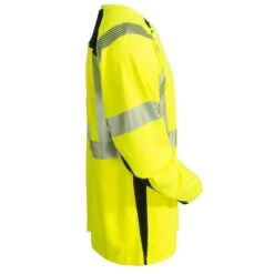 CAT Apparel Shirts: Men's FR Performance Hi-Vis 1630007 11312 Long Sleeve Crew Shirt -Work Clothes Discount Store 1630007 11312 3