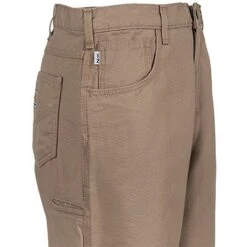 Carhartt Jeans: Men's Khaki Flame-Resistant Canvas Jeans FRB159 GKH -Work Clothes Discount Store 2012 09 19 12.44.02