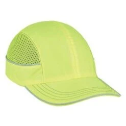 Ergodyne Caps: Men's 8950 Lime Skullerz Long Brim Bump Cap