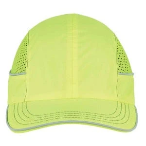 Ergodyne Caps: Men's 8950 Lime Skullerz Long Brim Bump Cap 5 Ergodyne Caps: Men's 8950 Lime Skullerz Long Brim Bump Cap - Image 5