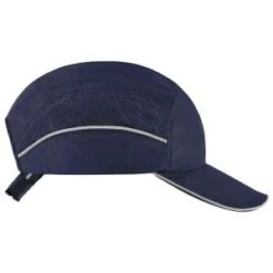 Ergodyne Caps: Men's 8965 Navy Skullerz Long Brim W/ LED Lighting Bump Cap -Work Clothes Discount Store 23339 8955 lightweight bump cap with led light navy long profile