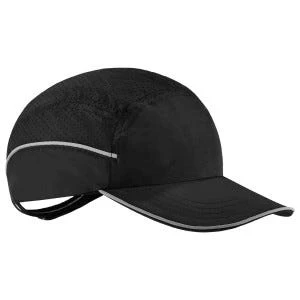 Ergodyne Caps: Men's 8955 Black Skullerz Lightweight Long Brim Bump Cap 1 Ergodyne Caps: Men's 8955 Black Skullerz Lightweight Long Brim Bump Cap