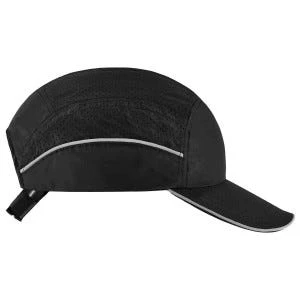 Ergodyne Caps: Men's 8955 Black Skullerz Lightweight Long Brim Bump Cap 2 Ergodyne Caps: Men's 8955 Black Skullerz Lightweight Long Brim Bump Cap - Image 2