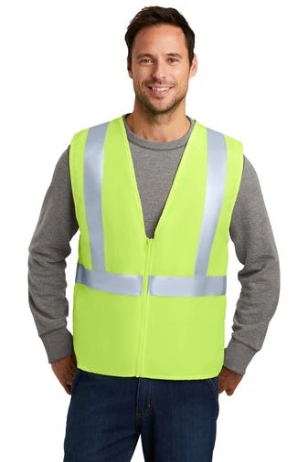 CornerStone Vests: High Visibility Yellow Safety Vest CSV400 1 CornerStone Vests: High Visibility Yellow Safety Vest CSV400