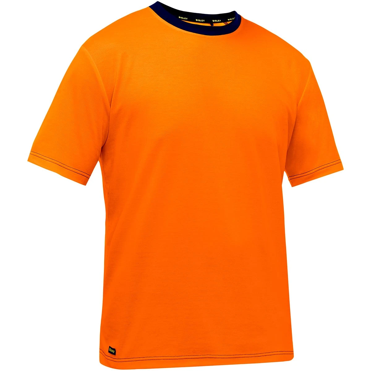 Bisley By PIP Shirts: Men's 310M1118 O Orange High Vis Non-ANSI Short Sleeve Work T-Shirt 1 Bisley By PIP Shirts: Men's 310M1118 O Orange High Vis Non-ANSI Short Sleeve Work T-Shirt