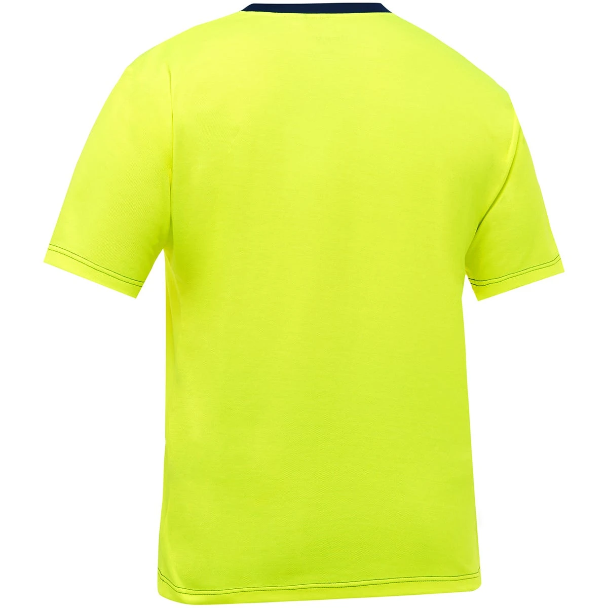 Bisley By PIP Shirts: Men's 310M1118 Y Yellow High Vis Non-ANSI Short Sleeve Work T-Shirt 2 Bisley By PIP Shirts: Men's 310M1118 Y Yellow High Vis Non-ANSI Short Sleeve Work T-Shirt - Image 2