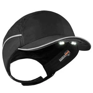 Ergodyne Caps: Men's 8965 Black Skullerz Short Brim W/ LED Lighting Bump Cap 2 Ergodyne Caps: Men's 8965 Black Skullerz Short Brim W/ LED Lighting Bump Cap - Image 2