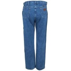 Wrangler Jeans: Men's Cowboy Cut 47MWZ SW Regular Fit Stonewashed Jeans