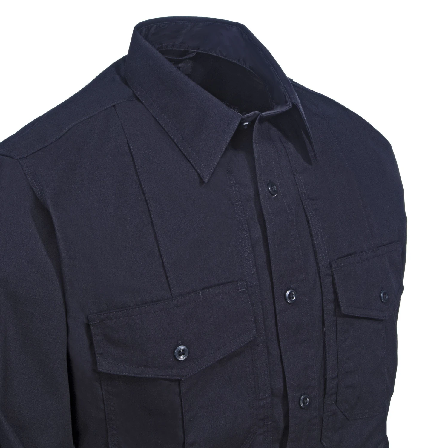 5.11 Tactical Shirts: Men's 72074 750 Midnight Navy Stryke Button Down Long Sleeve Shirt 1 5.11 Tactical Shirts: Men's 72074 750 Midnight Navy Stryke Button Down Long Sleeve Shirt