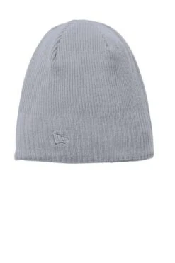 New Era Hats: Men's NE900 GY Grey Knit Beanie