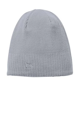 New Era Hats: Men's NE900 GY Grey Knit Beanie 1 New Era Hats: Men's NE900 GY Grey Knit Beanie