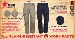 MCR Safety: Men's PT2N Navy Flame Resistant FR Navy Work Pants 9 MCR Safety: Men's PT2N Navy Flame Resistant FR Navy Work Pants -Work Clothes Discount Store 7 ounce flame resistant fr work pants 1