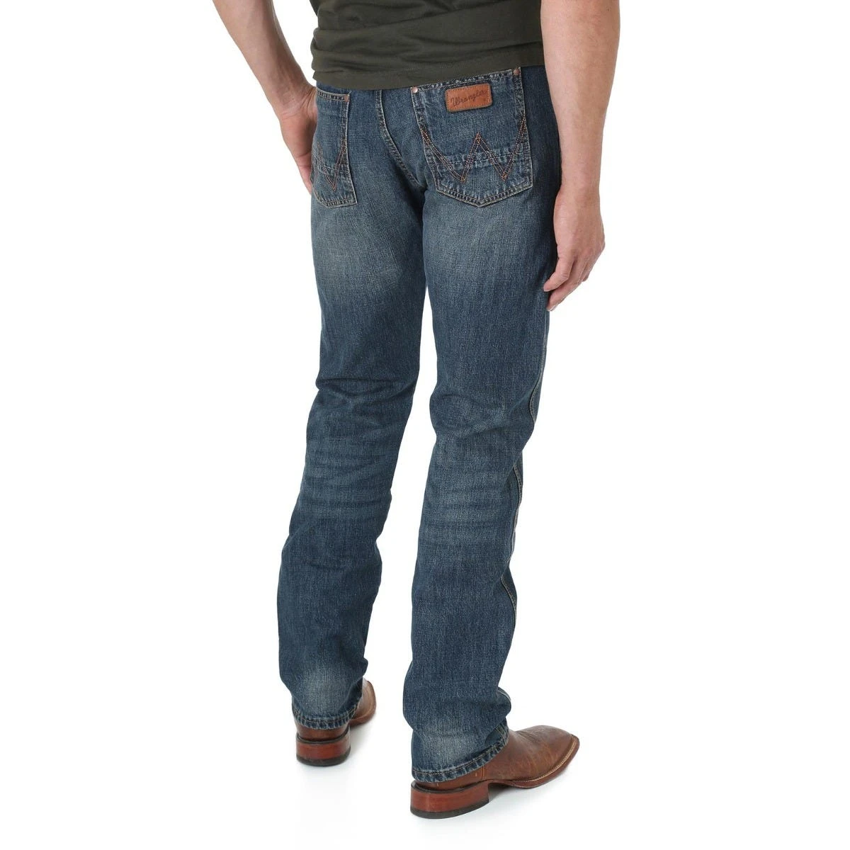 Wrangler Jeans: Men's 88MWZDK Dark Knight Wrangler Retro Slim Straight Jean 2 Wrangler Jeans: Men's 88MWZDK Dark Knight Wrangler Retro Slim Straight Jean - Image 2