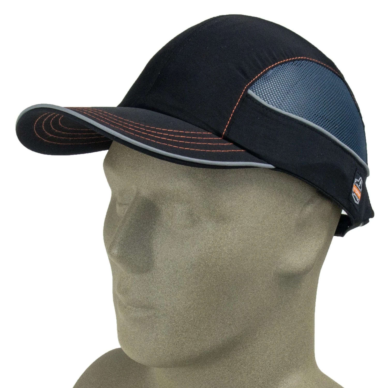 Ergodyne Caps: Men's 8950 Black Skullerz Long Brim Bump Cap 1 Ergodyne Caps: Men's 8950 Black Skullerz Long Brim Bump Cap