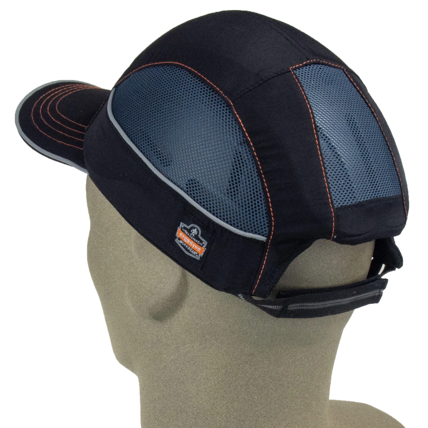 Ergodyne Caps: Men's 8950 Black Skullerz Long Brim Bump Cap 2 Ergodyne Caps: Men's 8950 Black Skullerz Long Brim Bump Cap - Image 2