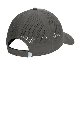 New Era Hats: Men's NE406 GA Graphite Perforated Performance Cap 2 New Era Hats: Men's NE406 GA Graphite Perforated Performance Cap - Image 2