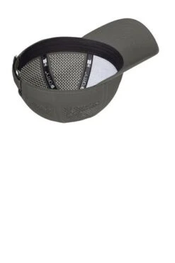 New Era Hats: Men's NE406 GA Graphite Perforated Performance Cap 5 New Era Hats: Men's NE406 GA Graphite Perforated Performance Cap -Work Clothes Discount Store 9489 graphite 4 ne406graphiteflatinside 337w