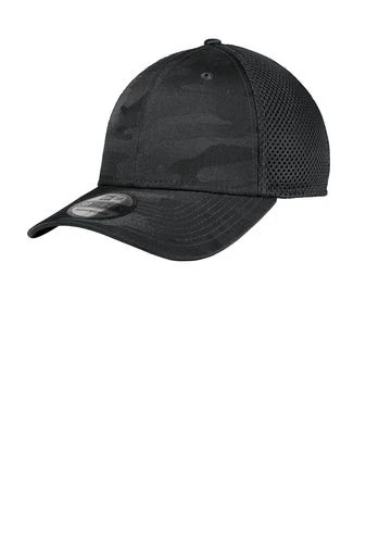 New Era Hats: Men's NE1091 BLKC Black Camo Tonal Stretch Tech Mesh Cap 2 New Era Hats: Men's NE1091 BLKC Black Camo Tonal Stretch Tech Mesh Cap - Image 2