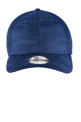 New Era Hats: Men's NE1091 RYLC Royal Camo Tonal Stretch Tech Mesh Cap 1 New Era Hats: Men's NE1091 RYLC Royal Camo Tonal Stretch Tech Mesh Cap