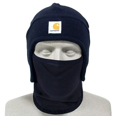 Carhartt Hats: Fleece Polyester Mask Hat A202BLK 2 Carhartt Hats: Fleece Polyester Mask Hat A202BLK - Image 2