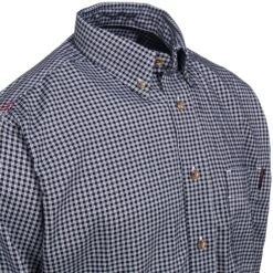 Ariat FR Work Shirts: Flame-Resistant CAT 2 Men's 10013513 Blue Plaid Twill Work Shirt