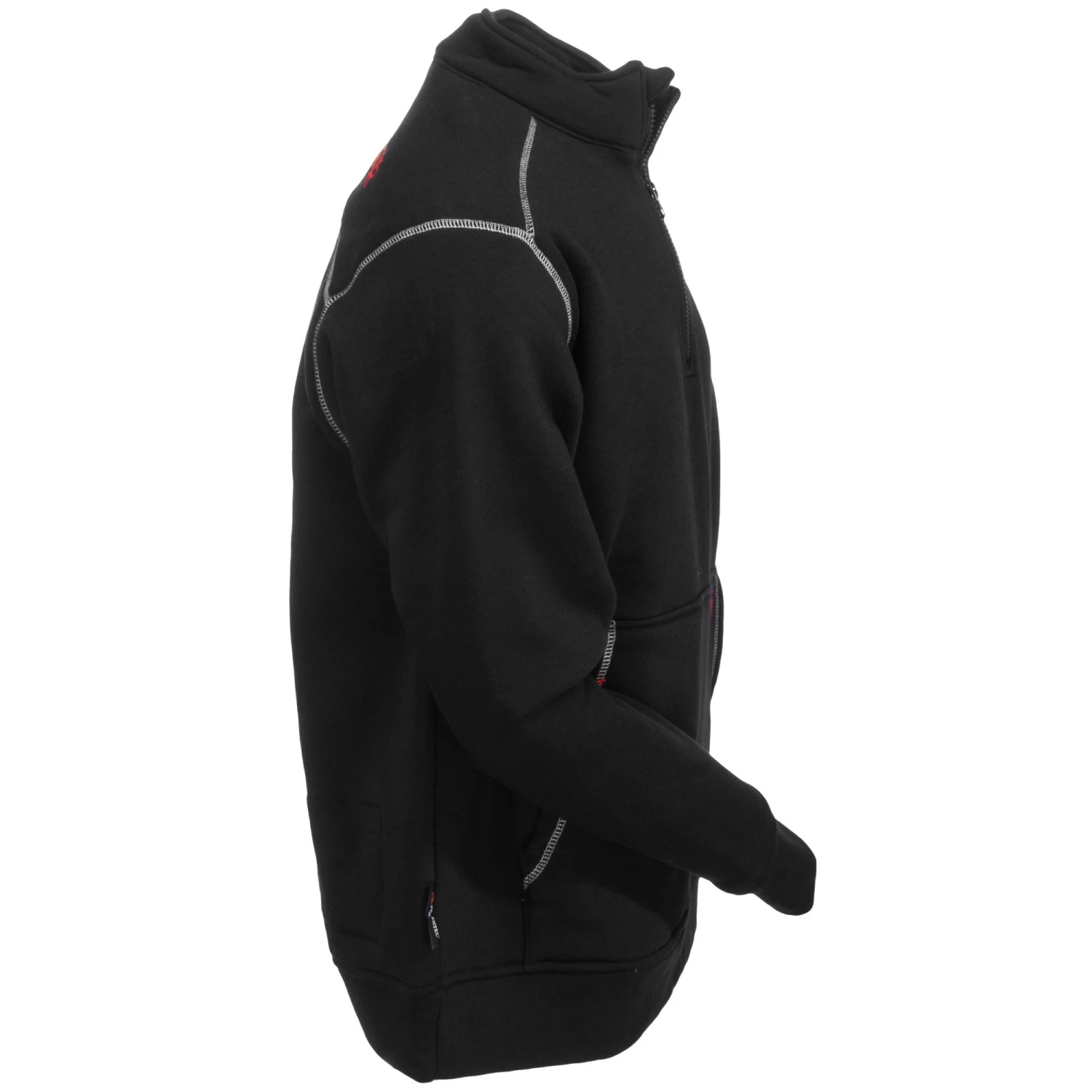 Ariat Sweatshirts: Men's 10015949 Black Flame-Resistant Polartec Quarter-Zip Sweatshirt 4 Ariat Sweatshirts: Men's 10015949 Black Flame-Resistant Polartec Quarter-Zip Sweatshirt - Image 4