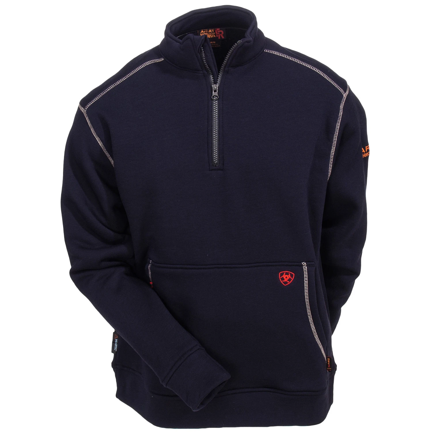 Ariat Sweatshirts: Men's 10015950 Flame-Resistant Blue Quarter-Zip Sweatshirt 3 Ariat Sweatshirts: Men's 10015950 Flame-Resistant Blue Quarter-Zip Sweatshirt - Image 3
