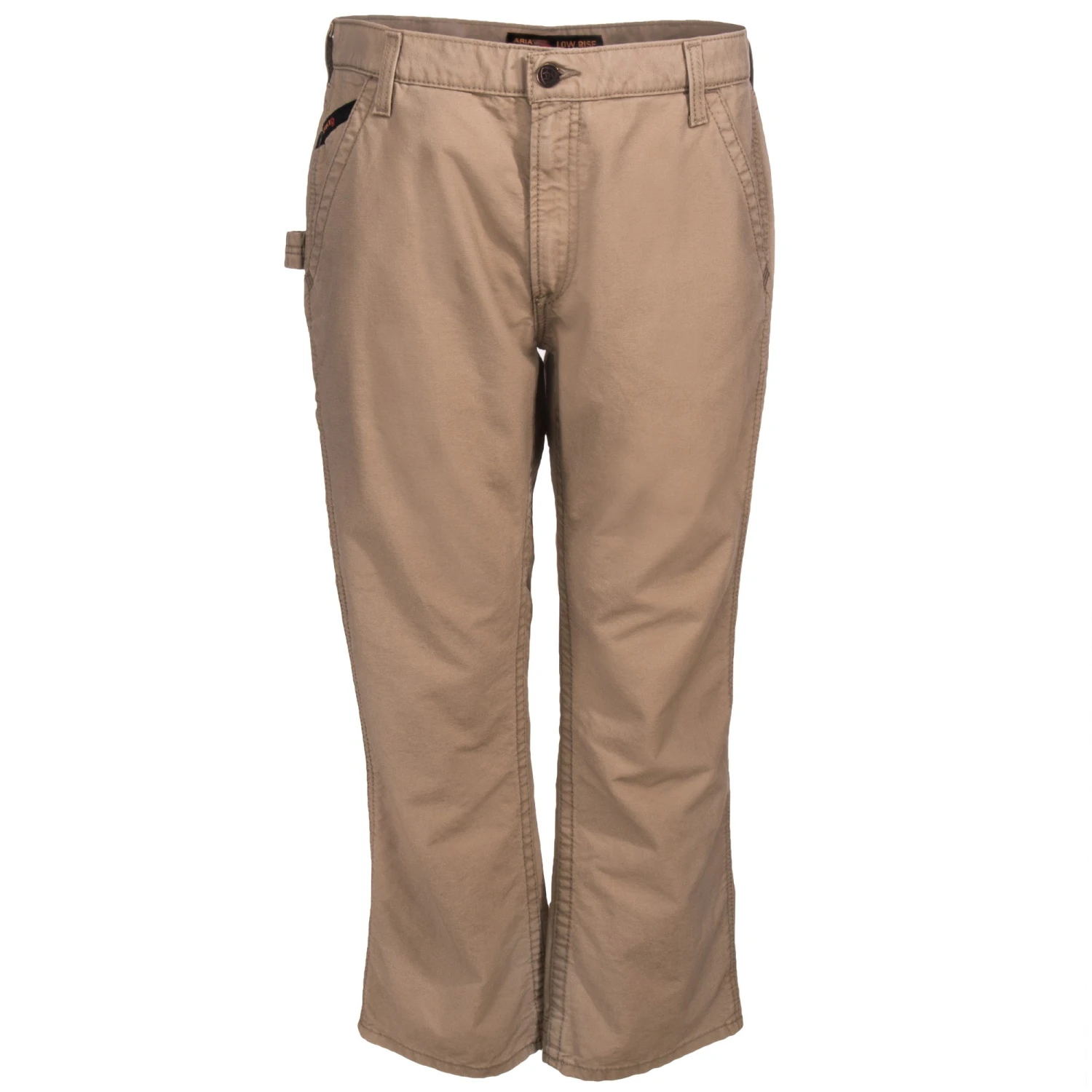 Ariat Work FR Pants: Men's M4 Workhorse FR 10017227 Khaki Boot Cut Lowrise Pants 2 Ariat Work FR Pants: Men's M4 Workhorse FR 10017227 Khaki Boot Cut Lowrise Pants - Image 2