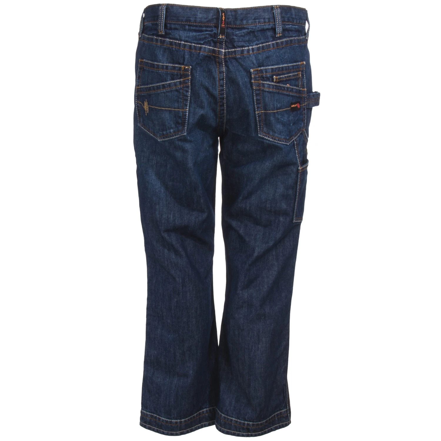 Ariat Work FR Jeans: FR M4 Workhorse 10017262 Men's Washed Flint Boot Cut Jeans 4 Ariat Work FR Jeans: FR M4 Workhorse 10017262 Men's Washed Flint Boot Cut Jeans - Image 4