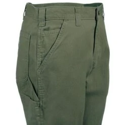 Carhartt Pant: B324 ARG Men's Army Green Relaxed Fit Dungarees -Work Clothes Discount Store b324arg carharttr 01