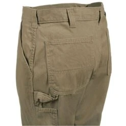 Carhartt Pants: Men's B324 DKH Dark Khaki Relaxed Fit Cotton Pants -Work Clothes Discount Store b324dkh carharttl 01