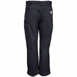 Carhartt Pants: Men's B342 BLK Black Ripstop Cotton Cargo Work Pants -Work Clothes Discount Store b342blk carharttb 01