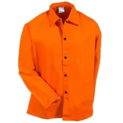 Black Stallion Jackets: Men's FO9 30C Orange High-Visibility Flame-Resistant Welding Jacket -Work Clothes Discount Store black stallion f09 30c f 01