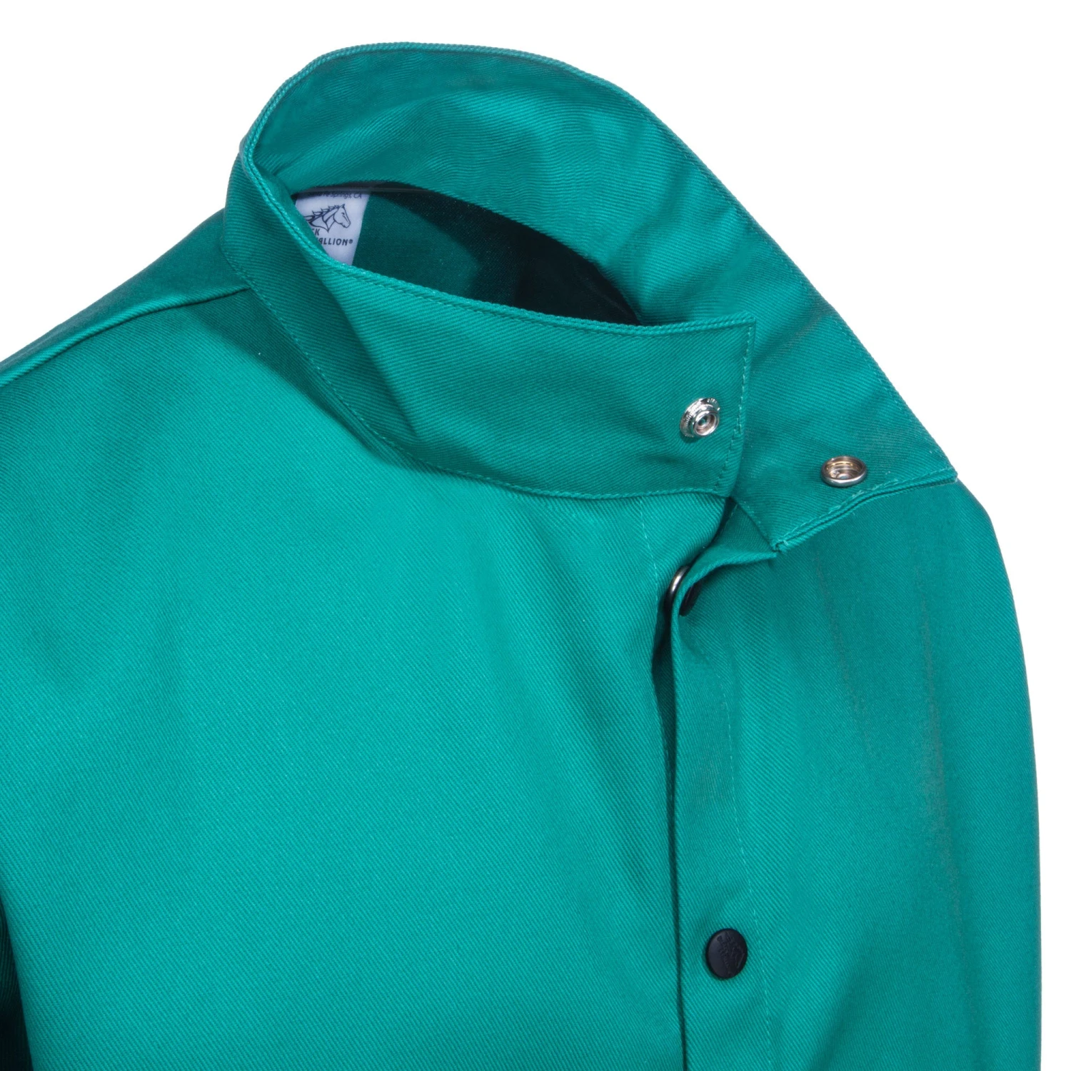 Black Stallion Jackets: Men's F9 30 C Flame-Resistant 30 Inch Cotton Welding Jacket 2 Black Stallion Jackets: Men's F9 30 C Flame-Resistant 30 Inch Cotton Welding Jacket - Image 2