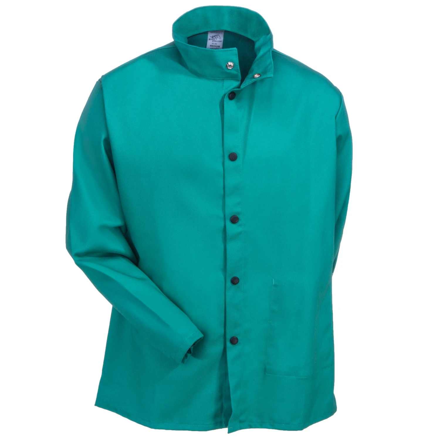 Black Stallion Jackets: Men's F9 30 C Flame-Resistant 30 Inch Cotton Welding Jacket 3 Black Stallion Jackets: Men's F9 30 C Flame-Resistant 30 Inch Cotton Welding Jacket - Image 3