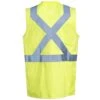 Black Stallion Vests: Men's VF1110 HY Hi Vis Yellow TruGuard 250 FR Safety Vest