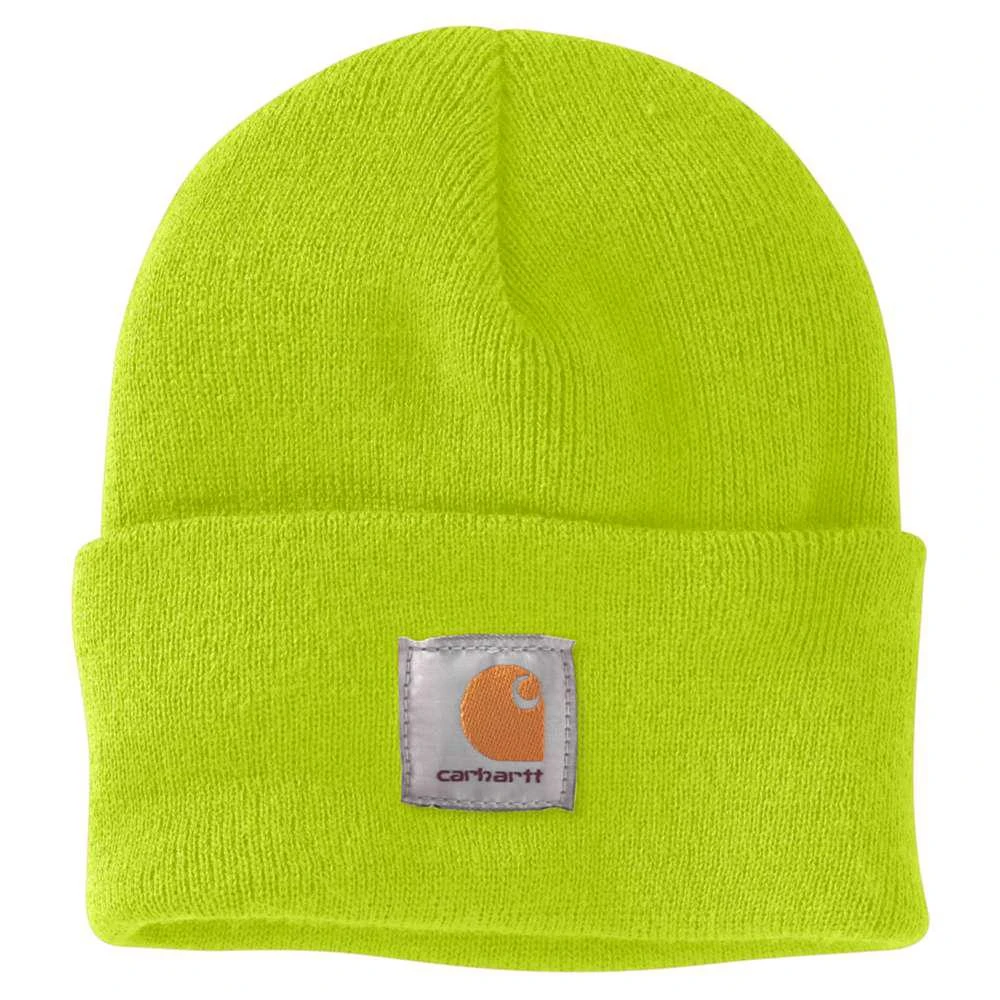 Carhartt Hats: Lime Green High Visibility Watch Hat A18 BLM 1 Carhartt Hats: Lime Green High Visibility Watch Hat A18 BLM
