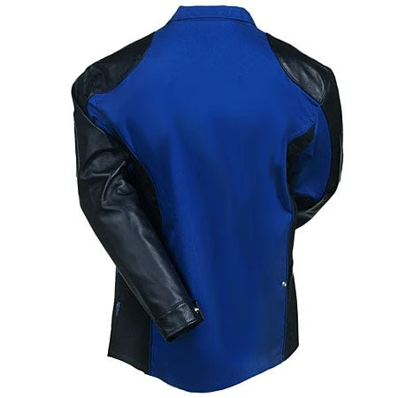 Black Stallion Jackets: Men's Blue BXRB9C PS Flame-Resistant Welding Jacket 1 Black Stallion Jackets: Men's Blue BXRB9C PS Flame-Resistant Welding Jacket