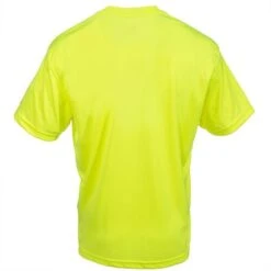 Carhartt Force Shirts: Men's Force 100493 323 Lime Hi-Vis Moisture Wicking Shirt -Work Clothes Discount Store carhartt 100493323 b 01