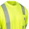 Carhartt Force Shirts: Men's Lime 100496 323 Hi Vis Class 3 Force Long Sleeve Shirt