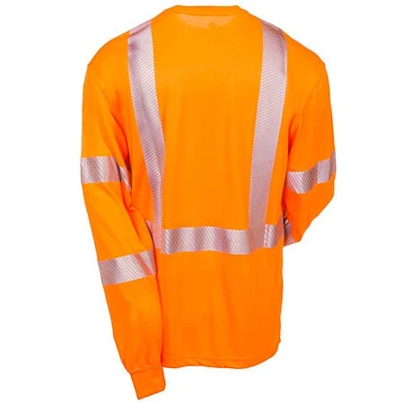 Carhartt Force Shirts: Men's Force Orange 100496 824 Hi Vis Long Sleeve Shirt 1 Carhartt Force Shirts: Men's Force Orange 100496 824 Hi Vis Long Sleeve Shirt