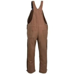 Carhartt Overalls: Men's 101626 211 FR Quilt Lined Cotton Duck Bib Overalls -Work Clothes Discount Store carhartt 101626 211 b 01 1 1