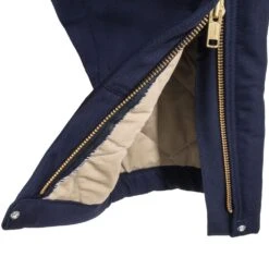 Carhartt Overalls: Men's 101626 410 Flame Resistant Lined Cotton Duck Bib Overalls -Work Clothes Discount Store carhartt 101627 410 ld 01 1