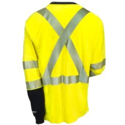 Carhartt Shirts: FR High Vis Force Men's 102905 323 Long Sleeve T-Shirt