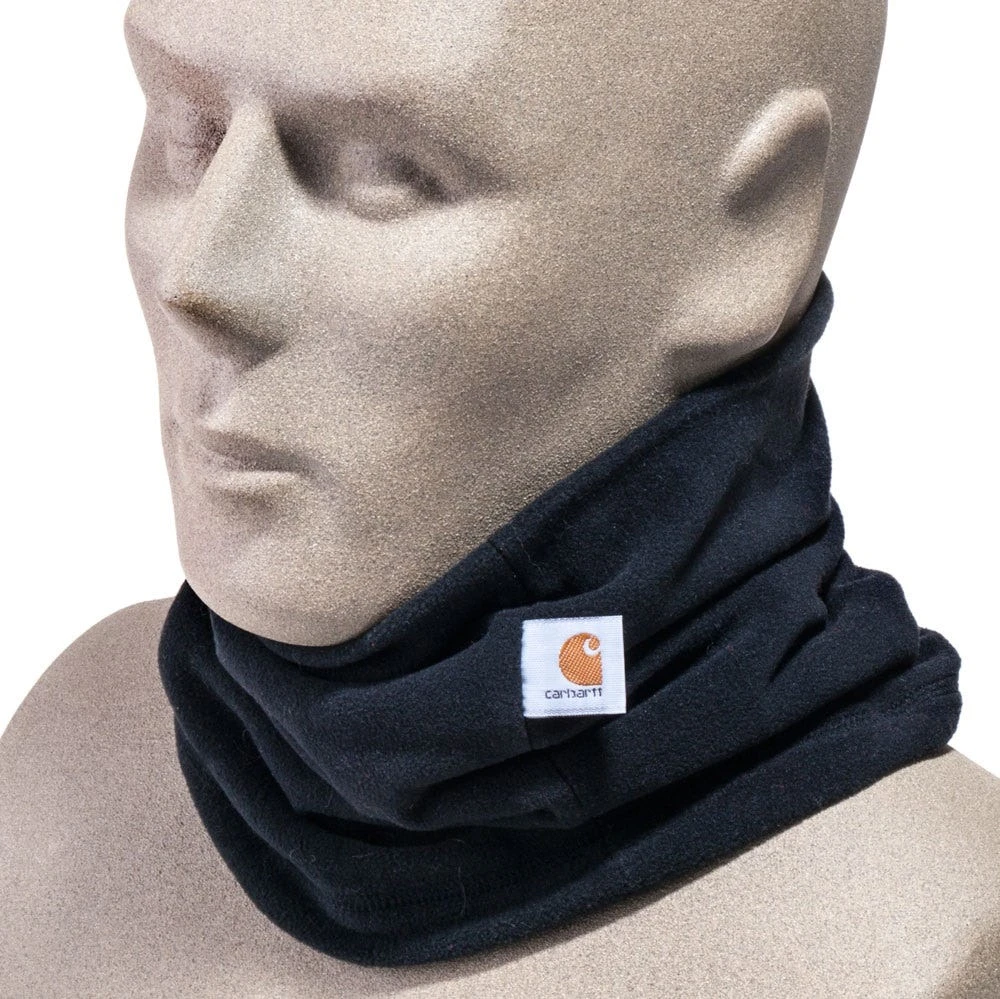 Carhartt Clothing: Men's A204 BLK Black Fleece Neck Gaiter 5 Carhartt Clothing: Men's A204 BLK Black Fleece Neck Gaiter - Image 5