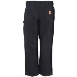 Carhartt Pants: Men's B151 BLK Black Lightweight Canvas Dungaree Work Pants 7 Carhartt Pants: Men's B151 BLK Black Lightweight Canvas Dungaree Work Pants -Work Clothes Discount Store carhartt b151 blk b 01